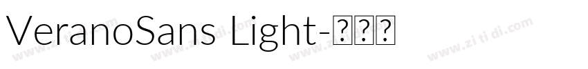 VeranoSans Light字体转换